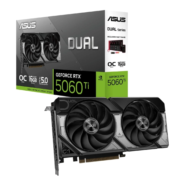 Купить Видеокарта ASUS Nvidia GeForce RTX 5060 Ti DUAL OC 16GB (DUAL-RTX5060TI-O16G) - фото 4