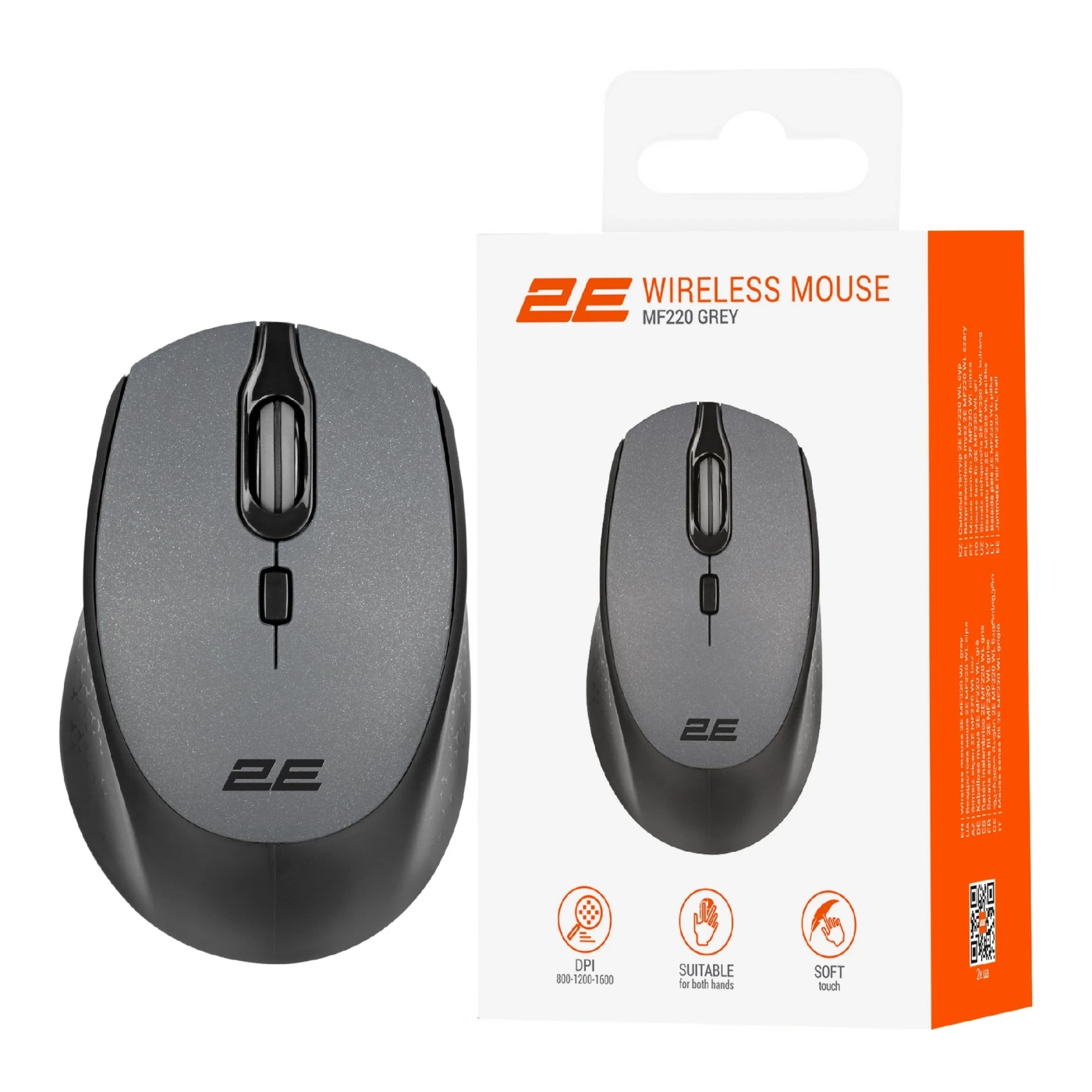 Купити Мишка 2E MF220 Wireless Grey (2E-MF220WB) - фото 5