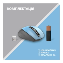 Купити Мишка 2E MF250 Silent Wireless Blue (2E-MF250WBL) - фото 11