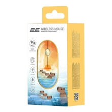 Купить Мышь 2E MF300 CAPYBARASUNSET Silent Wireless/Bluetooth Yellow (2E-MF300WCAPIBARAYW) - фото 6
