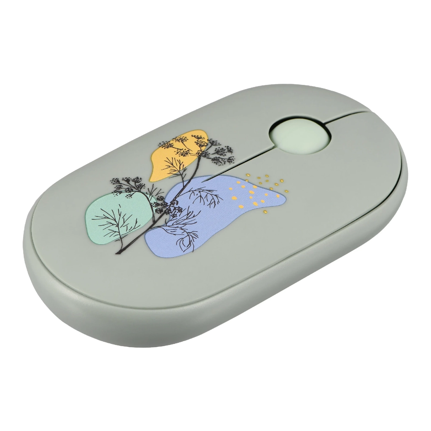 Купити Мишка 2E MF300 FLORADILL Silent Wireless/Bluetooth Green (2E-MF300WFLORAGN) - фото 2