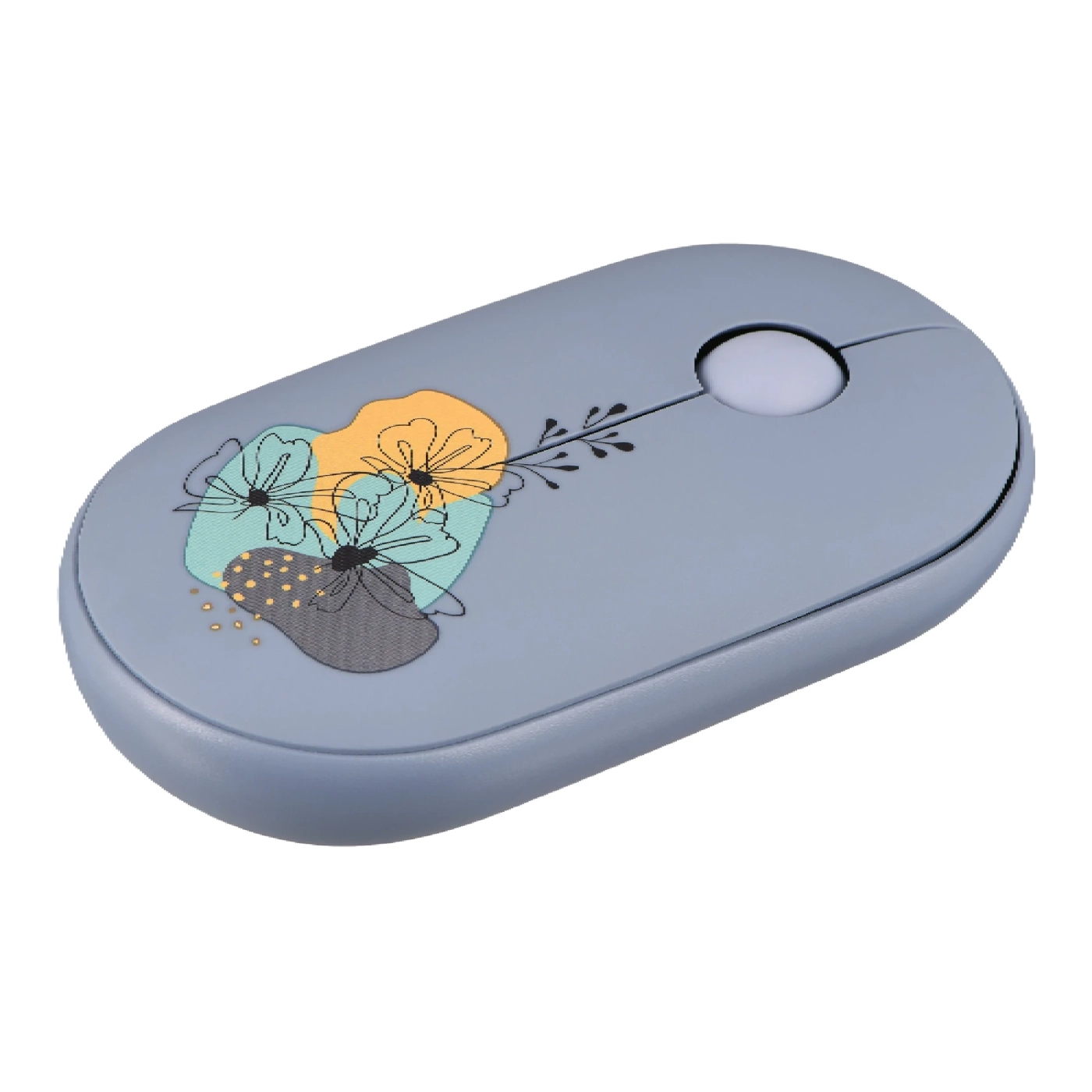 Купить Мышь 2E MF300 FLORAMALLOW Silent Wireless/Bluetooth Blue (2E-MF300WFLORABL) - фото 2