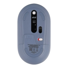 Купить Мышь 2E MF300 FLORAMALLOW Silent Wireless/Bluetooth Blue (2E-MF300WFLORABL) - фото 4