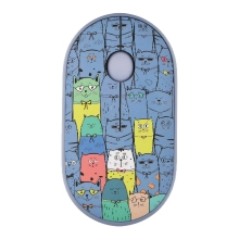 Купить Мышь 2E MF300 PETSCATS Silent Wireless/Bluetooth Blue (2E-MF300WPETSBL) - фото 1