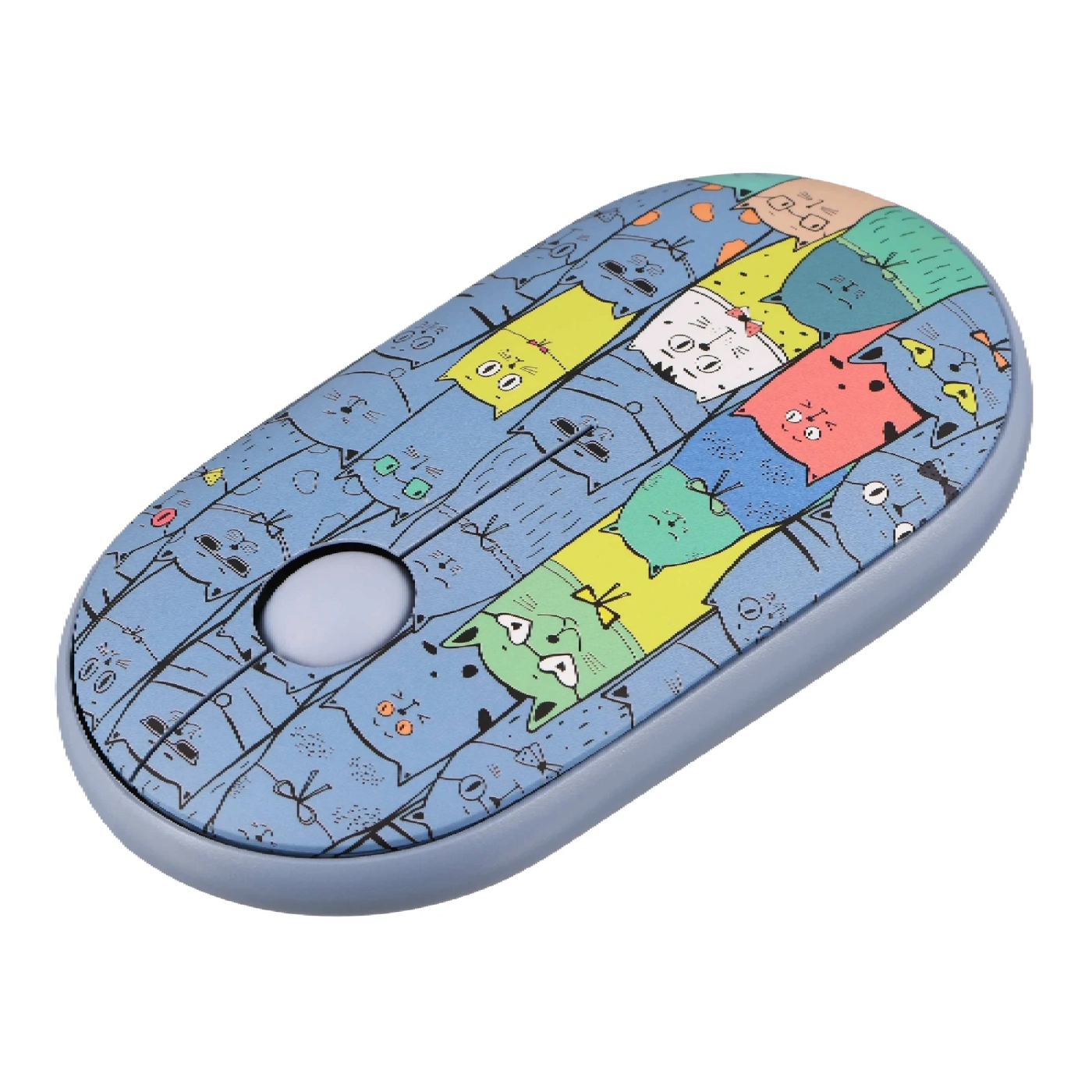 Купить Мышь 2E MF300 PETSCATS Silent Wireless/Bluetooth Blue (2E-MF300WPETSBL) - фото 2