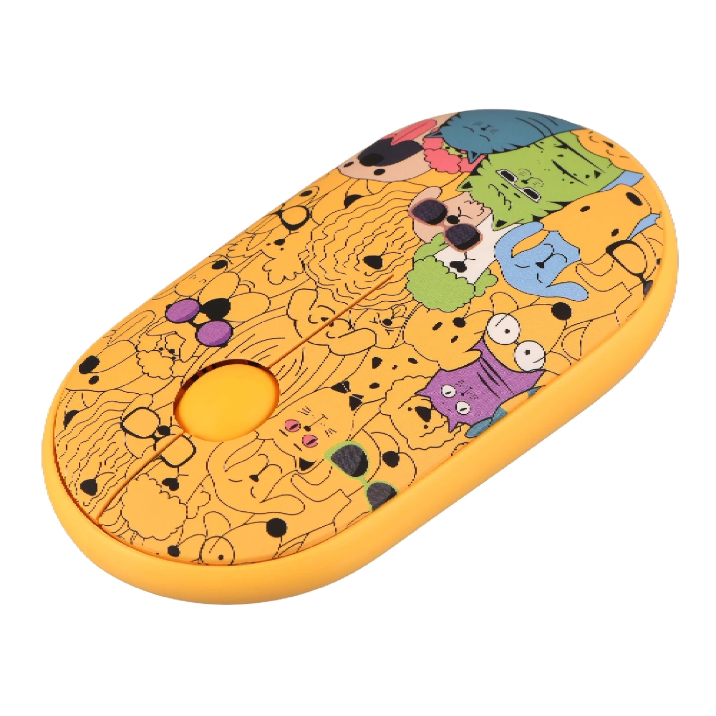 Купити Мишка 2E MF300 PETSCATS&DOGS Silent Wireless/Bluetooth Yellow (2E-MF300WPETSYW) - фото 2