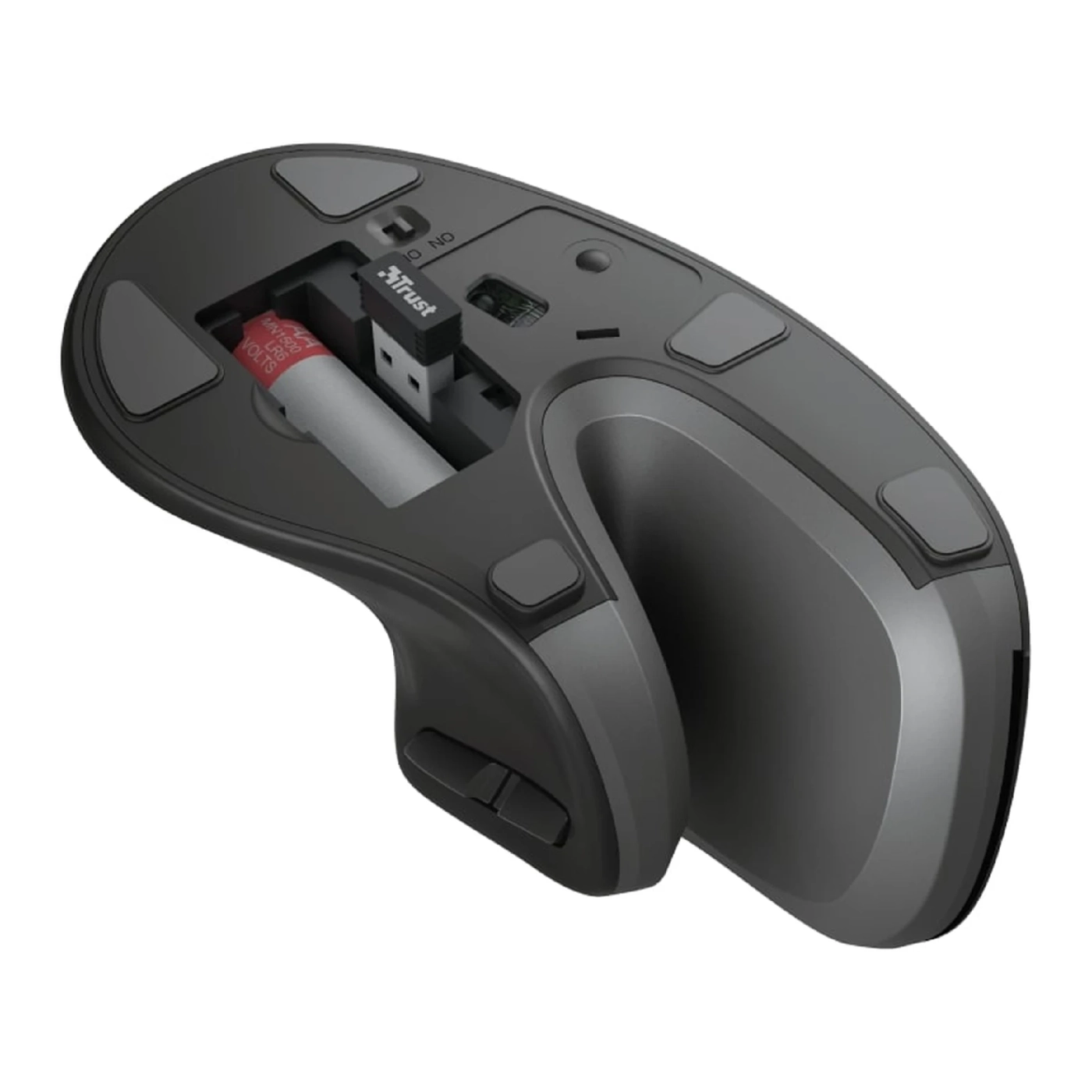 Купить Мышь Trust Verro Ergonomic Wireless Black (23507) - фото 8