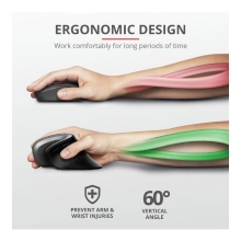 Купить Мышь Trust Verro Ergonomic Wireless Black (23507) - фото 15