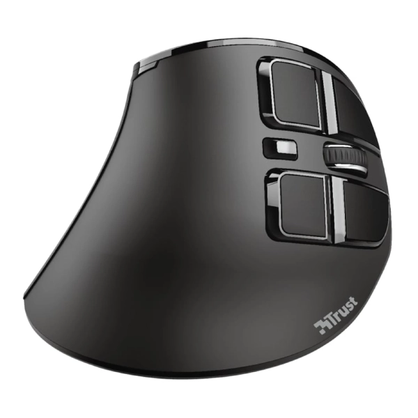 Купить Мышь Trust Voxx Rechargeable Ergonomic Wireless/Bluetooth Black (23731) - фото 3