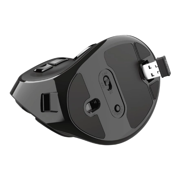 Купить Мышь Trust Voxx Rechargeable Ergonomic Wireless/Bluetooth Black (23731) - фото 9