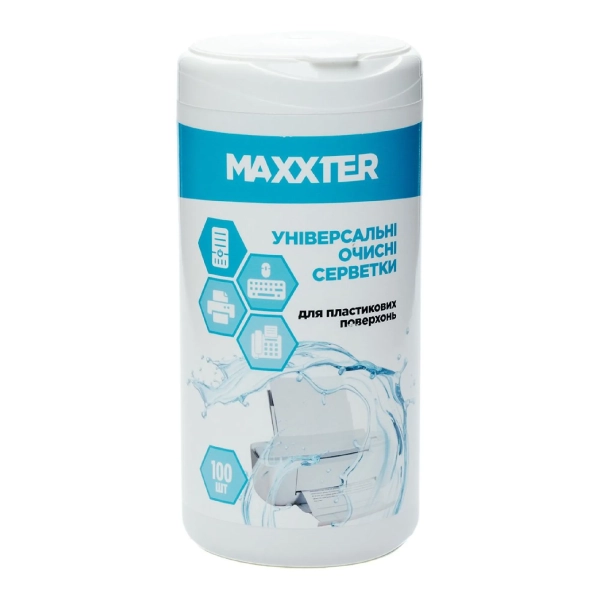 Купить Салфетки очистные Maxxter 100шт (CW-PL100-01) - фото 1