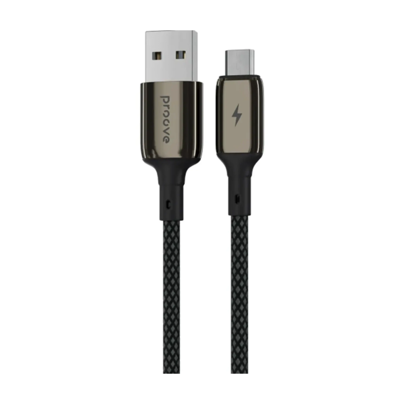 Купити Кабель Proove Dense Metal USB - MicroUSB 2.4A 1m Black (CCDM20001301)_ - фото 1