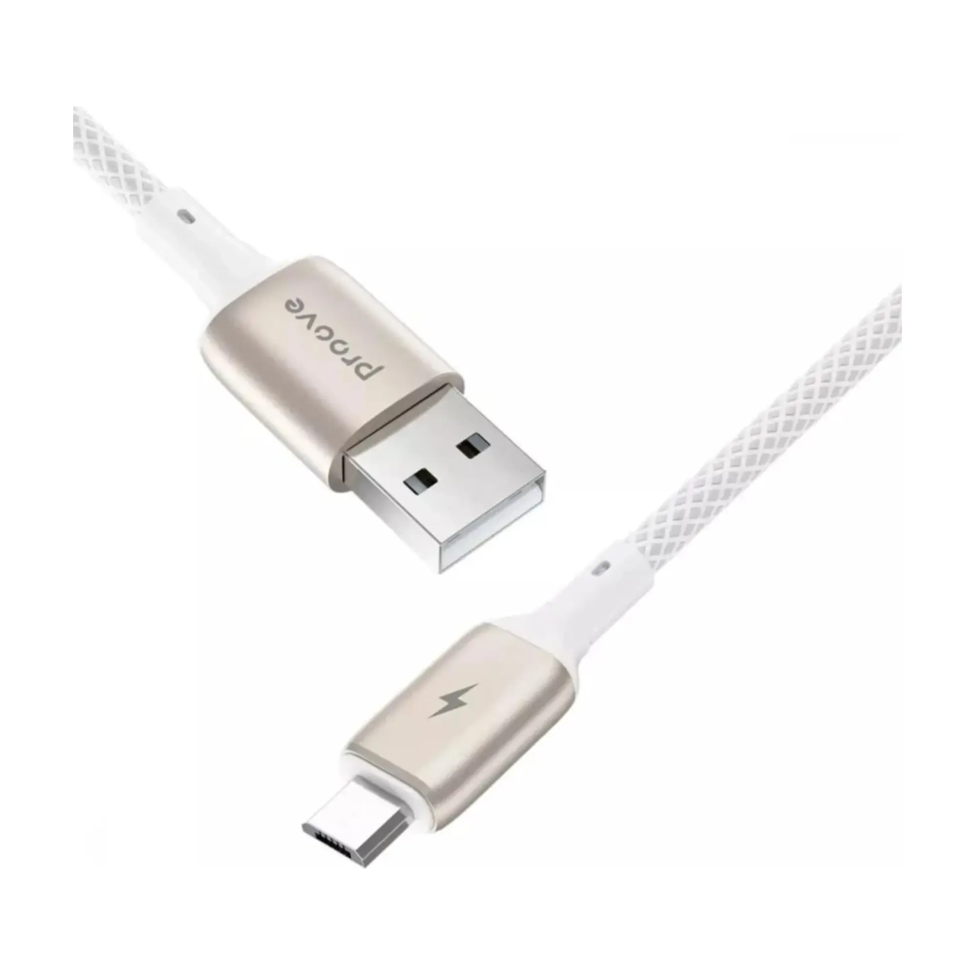 Купить Кабель Proove Dense Metal USB - MicroUSB 2.4A 1m White (CCDM20001302)_ - фото 3