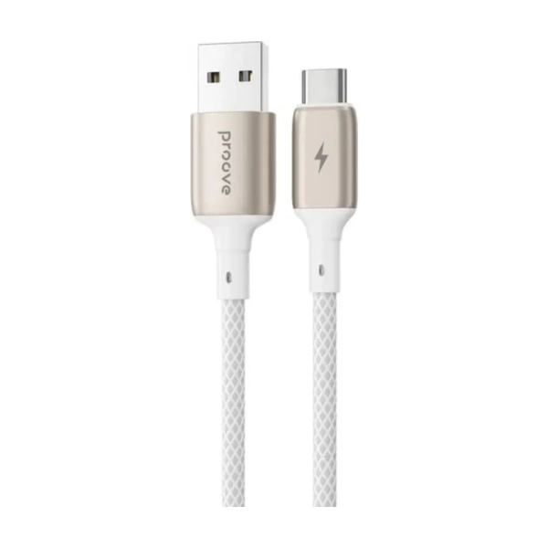Купити Кабель Proove Dense Metal USB - USB USB-C 2.4A 1m White (CCDM20001202)_ - фото 1