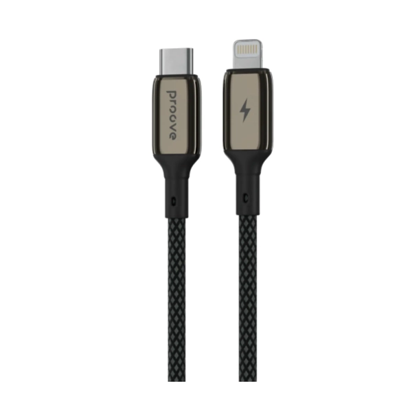 Купить Кабель Proove Dense Metal USB-C - Lightning 27W 1m Black (CCDM27002101)_ - фото 1