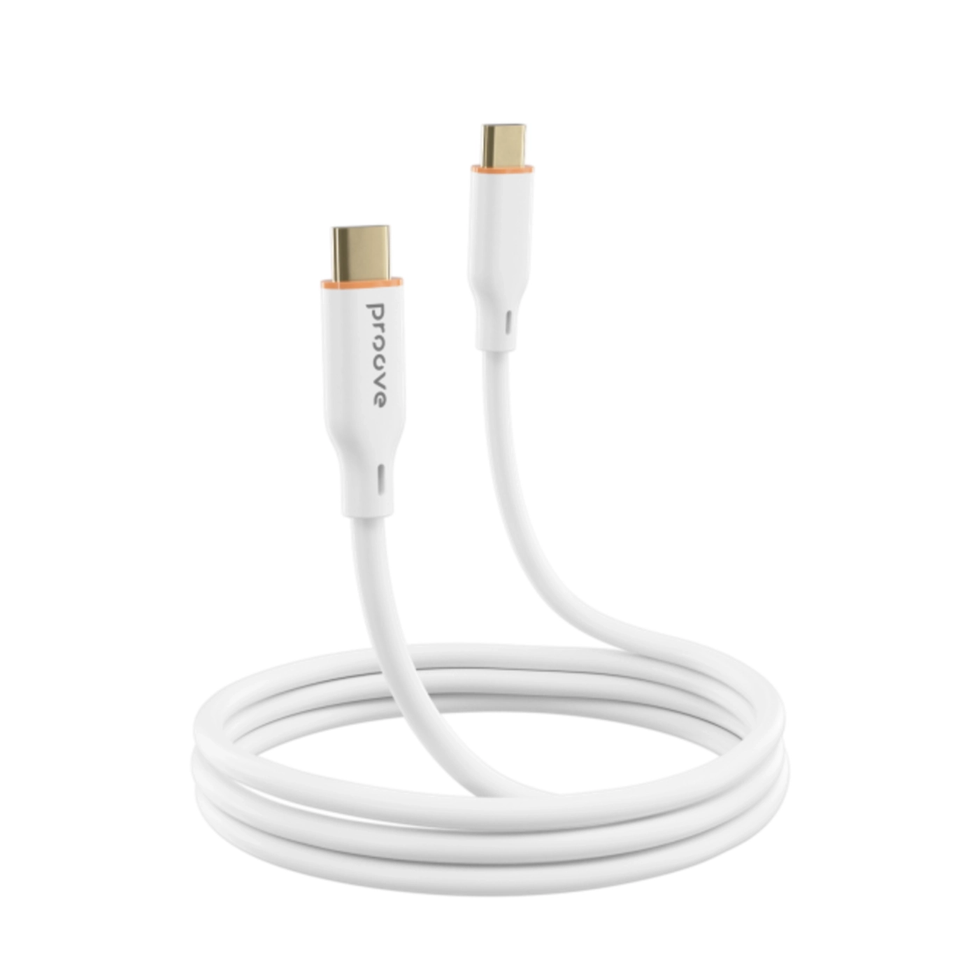 Купити Кабель Proove Jelly Silicone USB-C - USB-C 60W 1m White (CCJS60002202) - фото 2