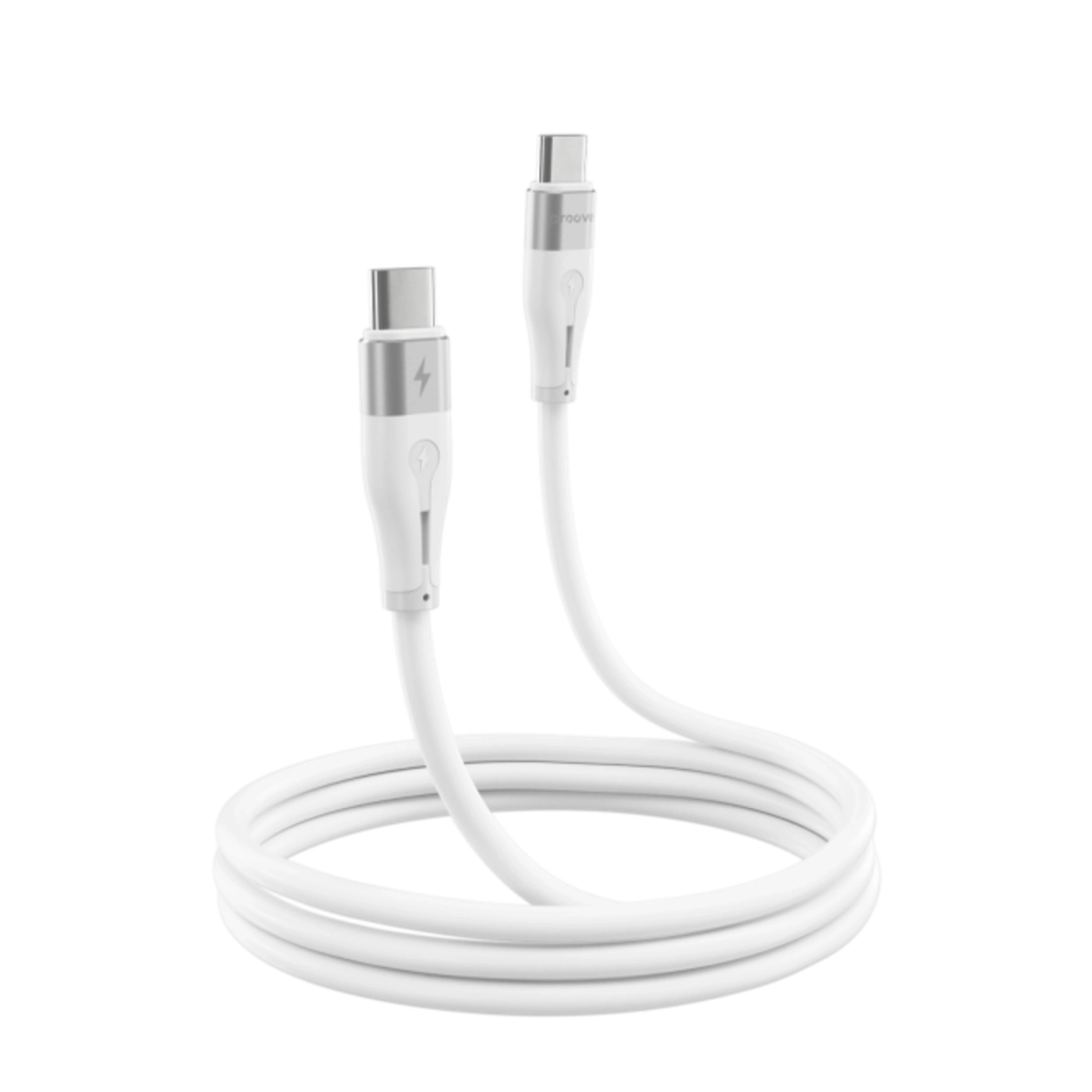Купити Кабель Proove Soft Silicone USB-C - USB-C 60W 1m White (CCSO60002202) - фото 2