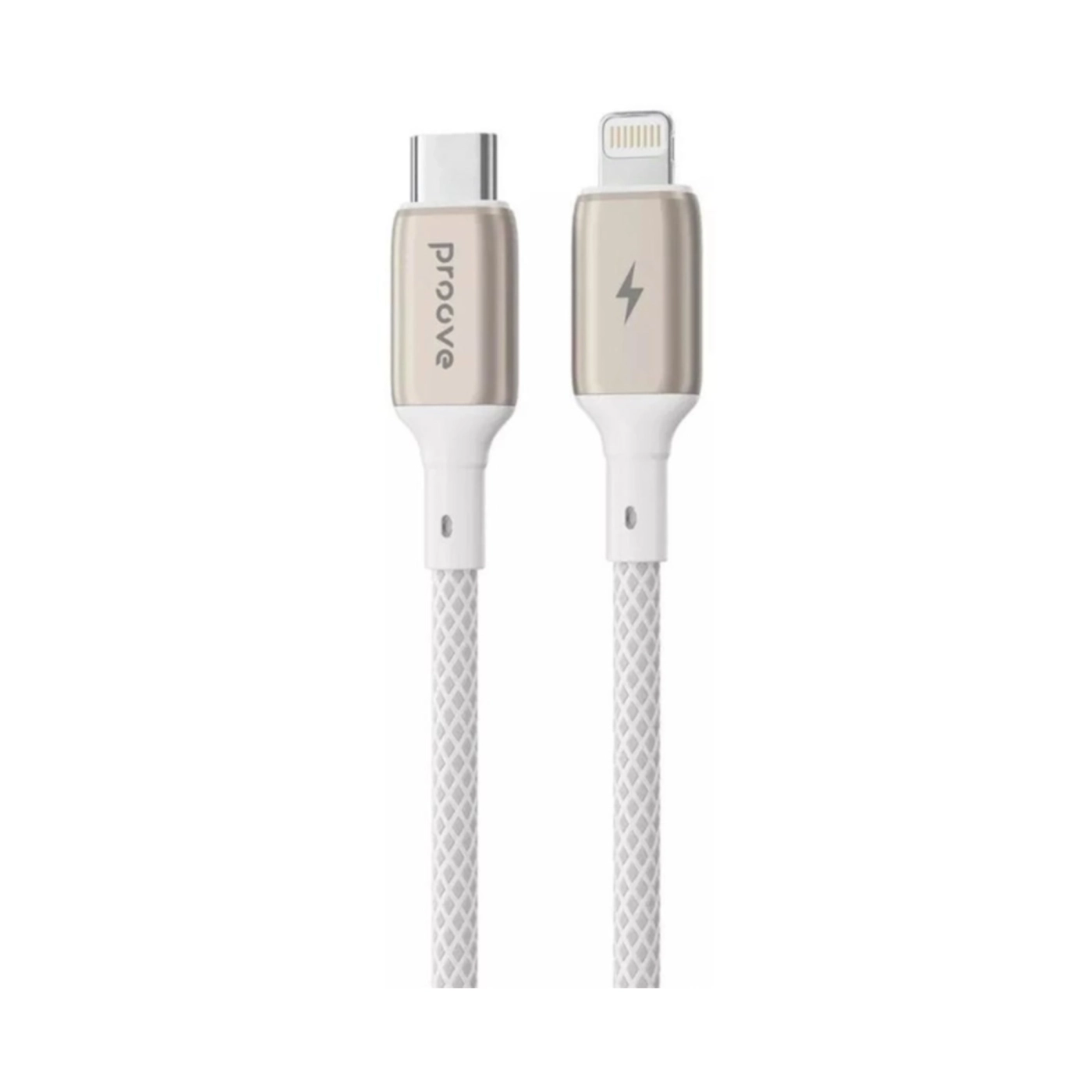 Купити Кабель Proove Dense Metal USB-C to Lightning 27W 1m White (CCDM27002102)_ - фото 1