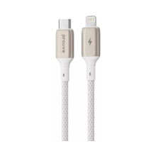 Купити Кабель Proove Dense Metal USB-C to Lightning 27W 1m White (CCDM27002102)_ - фото 1