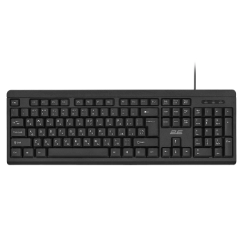 Купить Клавиатура 2E KS108 USB EN/UKR Black (2E-KS108UB_UA) - фото 1