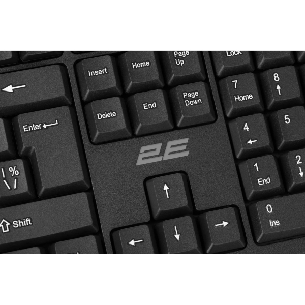 Купить Клавиатура 2E KS108 USB EN/UKR Black (2E-KS108UB_UA) - фото 5