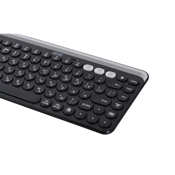 Купить Клавиатура 2E KS250 Wireless USB/Bluetooth UA Black (2E-KS250WBK_UA) - фото 3