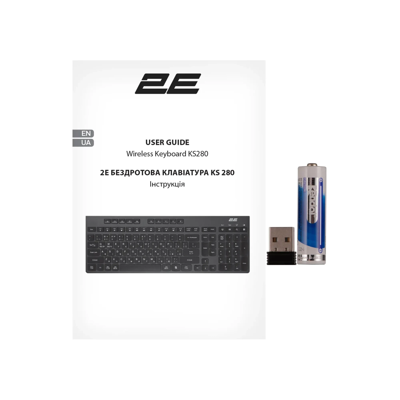 Купить Клавиатура 2E KS280 WL/BT Black/Gray (2E-KS280WBGR_UA) - фото 8