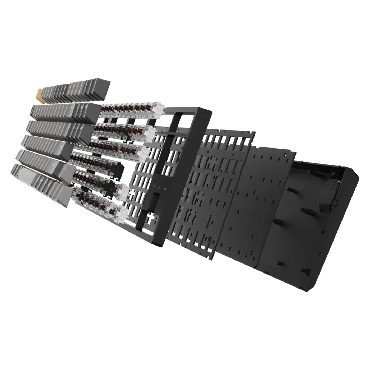 Купить Клавиатура Keychron C1 Pro 87 Key Keychron K Pro Brown Switch (C1PK3_KEYCHRON) Black - фото 3