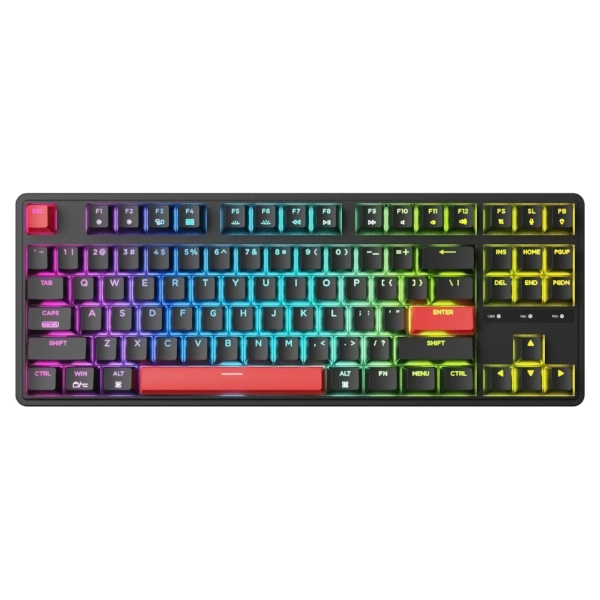Купить Клавиатура Keychron C3 Pro 87 Key RGB Hot-Swap K Pro Red (C3PH1_KEYCHRON) Black - фото 2