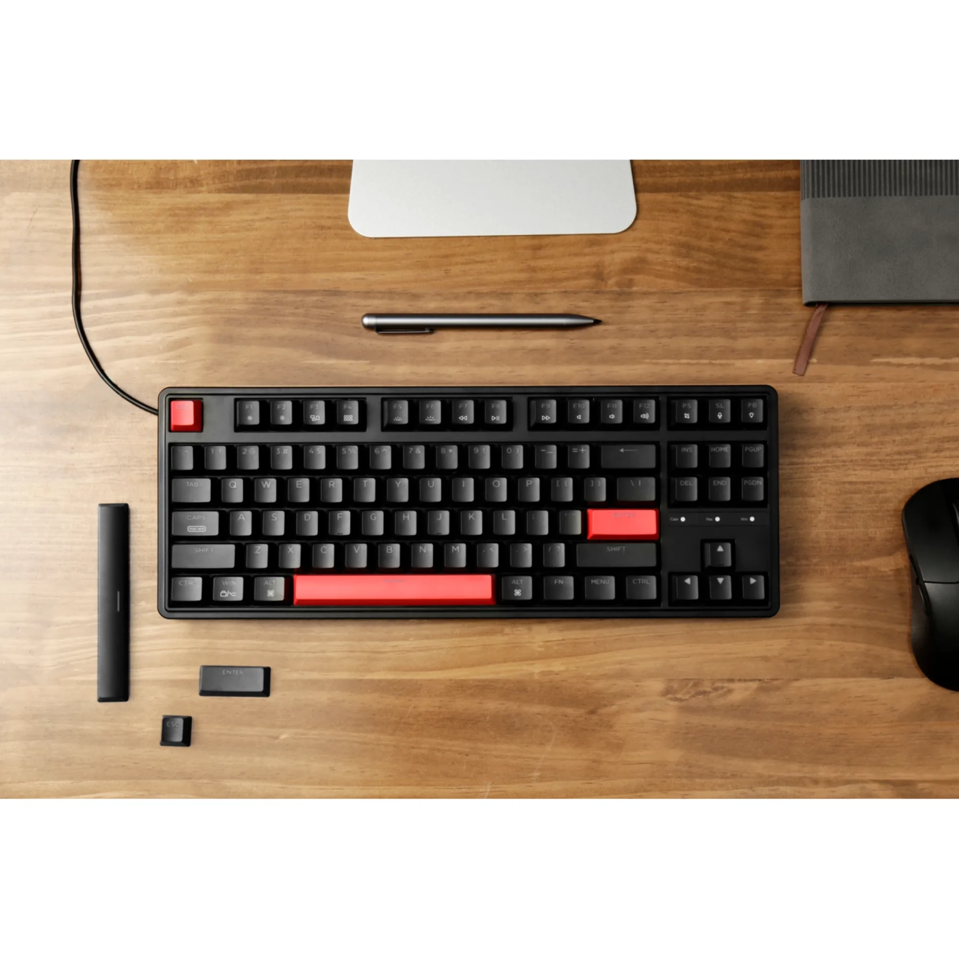 Купить Клавиатура Keychron C3 Pro 87 Key RGB Hot-Swap K Pro Red (C3PH1_KEYCHRON) Black - фото 7