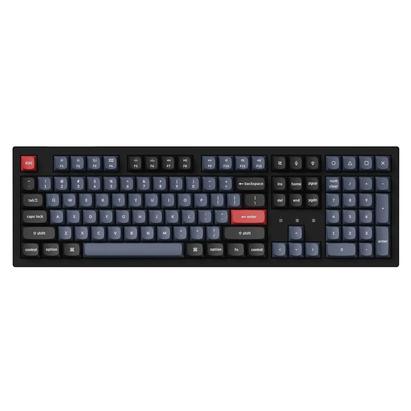 Купити Клавіатура Keychron K10 Pro 108 Key RGB Hot-Swap K Pro Brown (K10P-H3-UA) Black - фото 1