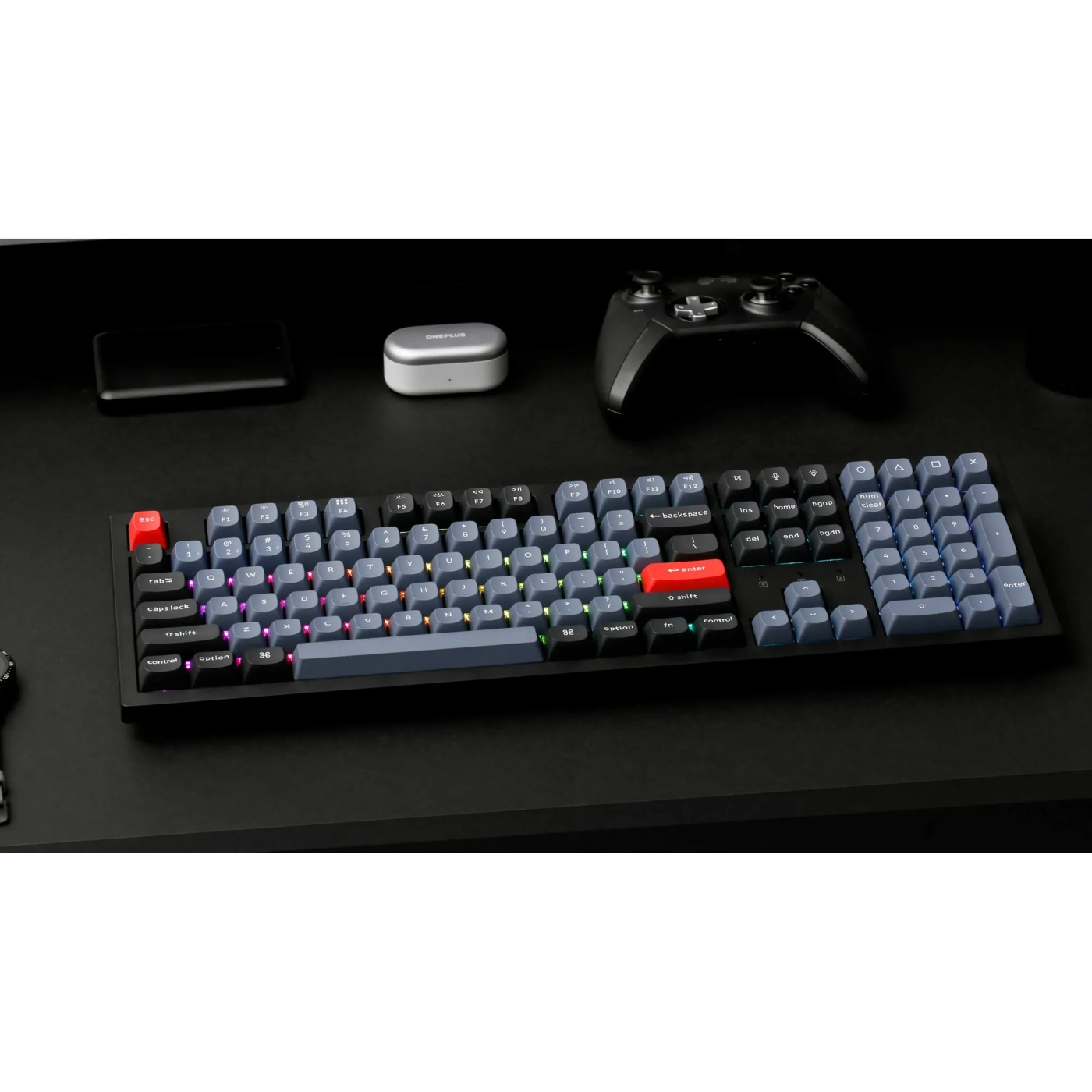 Купити Клавіатура Keychron K10 Pro 108 Key RGB Hot-Swap K Pro Brown (K10P-H3-UA) Black - фото 4