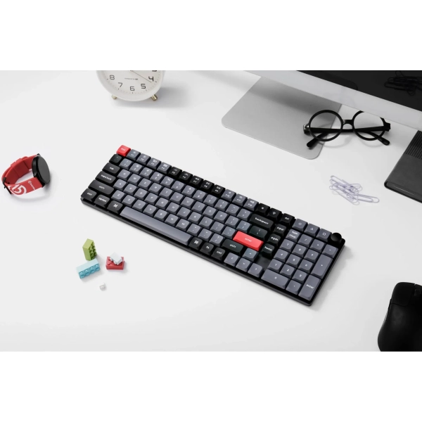 Купити Клавіатура Keychron K17 Pro 103 Key RGB Hot-swap Gateron MX 2.0 Blue (K17P-H2-UA) Black - фото 3
