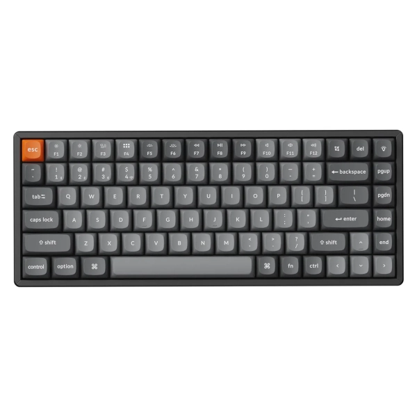 Купити Клавіатура Keychron K2 Max 84 Key RGB Hot-Swap Keychron Super Red (K2M-J1-UA) Black - фото 1