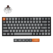 Купити Клавіатура Keychron K2 Max 84 Key White Led Keychron Super Brown (K2M-A3-UA) Black - фото 2