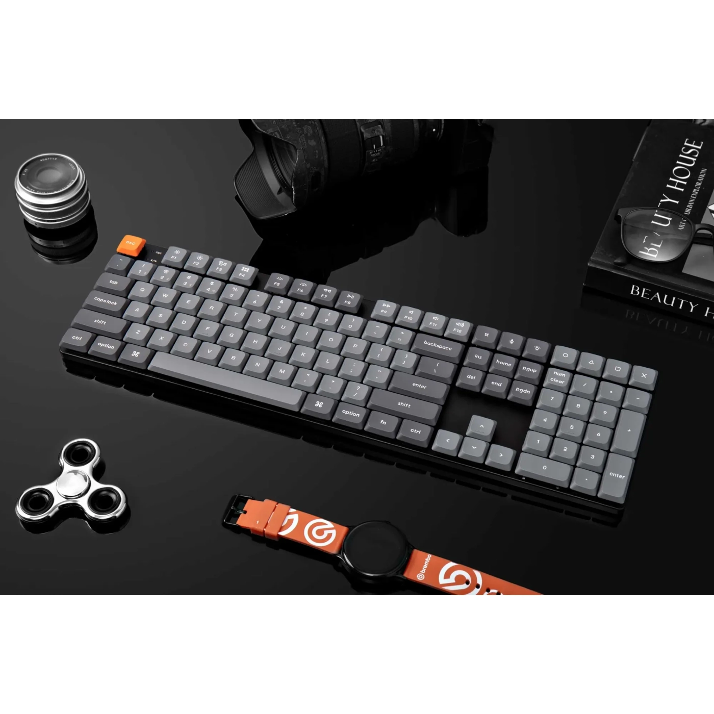 Купить Клавиатура Keychron K5 Max 108 Key RGB Gateron MX 2.0 Red (K5M-B1-UA) Black - фото 6