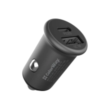 Купити Автомобильное зарядное устройство ColorWay USB-C+USB 38W Gray (CW-CHA029PD-GR) - фото 1