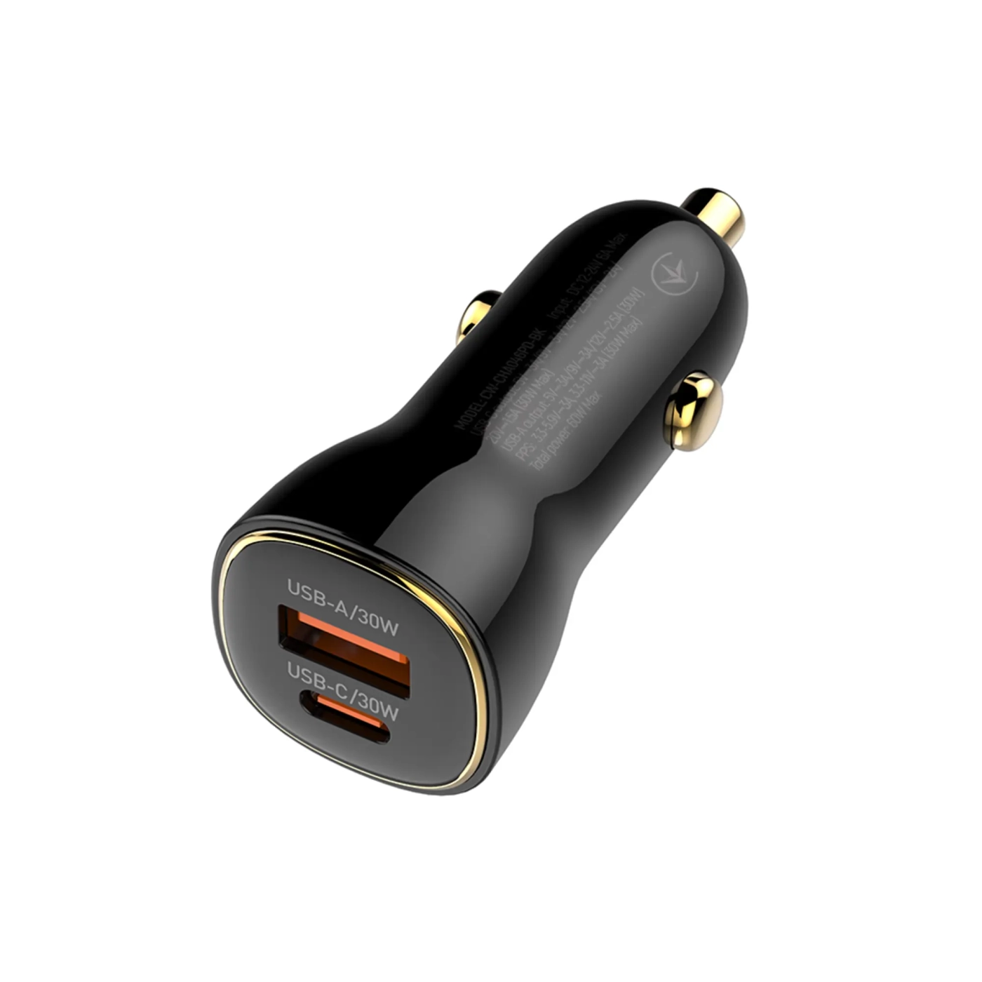 Купити Автомобильное зарядное устройство ColorWay USB-C+USB 60W Black (CW-CHA046PD-BK) - фото 2