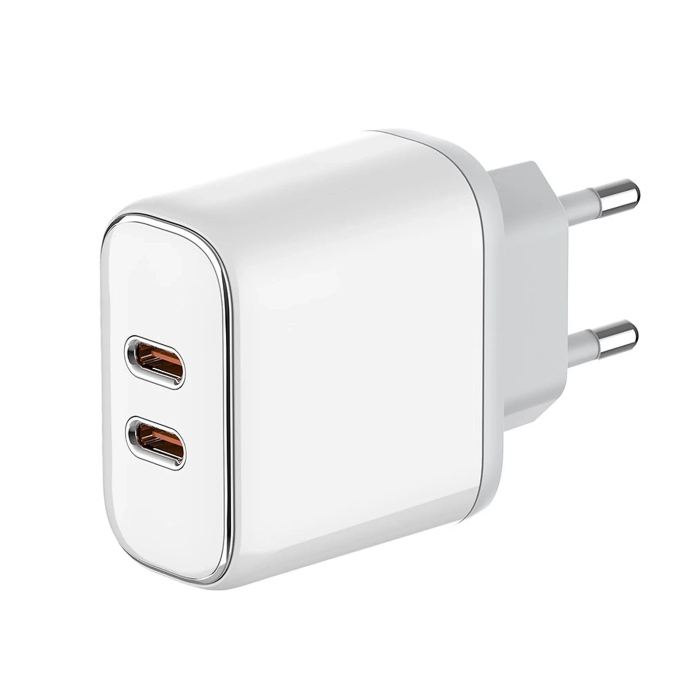 Купить Зарядное устройство ColorWay 2USB-C 40W 3A White (CW-CHS048PD-WT) - фото 3