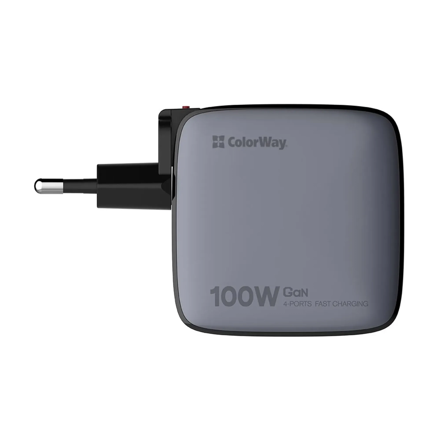 Купить Зарядное устройство ColorWay 3USB-C+USB 100W GaN Black (CW-CHS047PD-BK) - фото 3