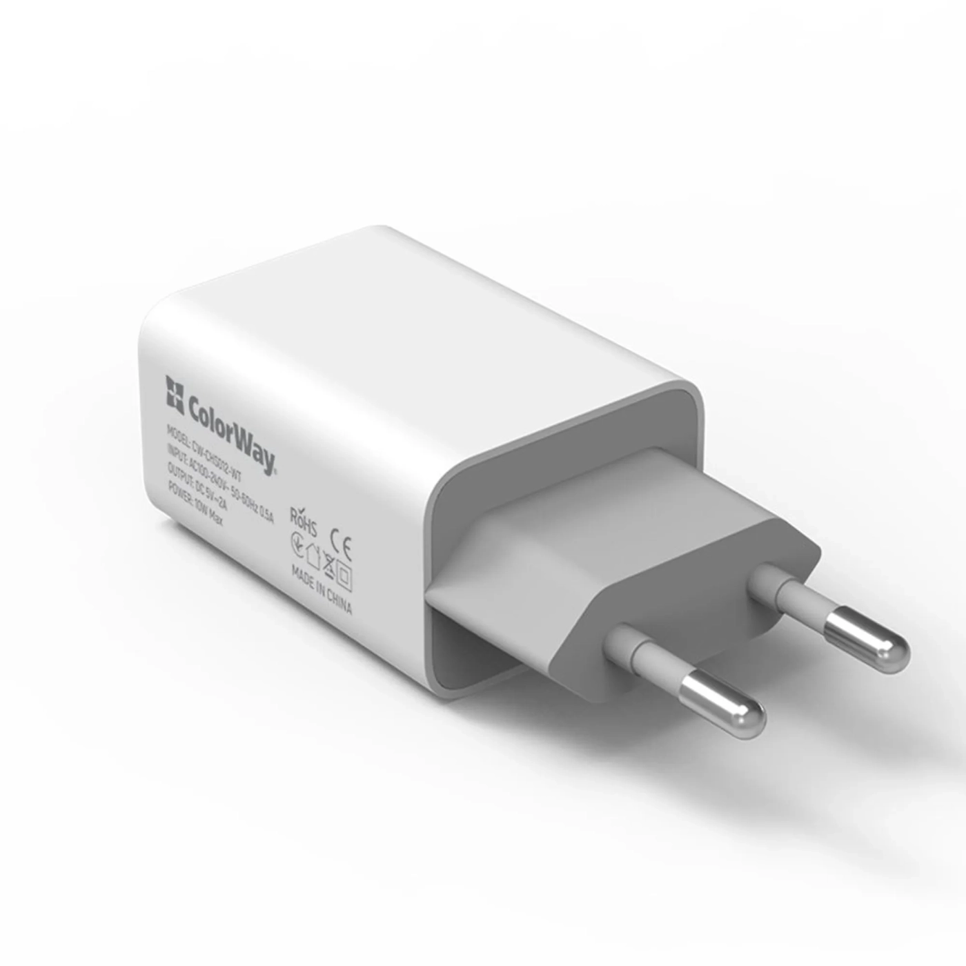 Купить Зарядное устройство ColorWay USB 10W 2A White (CW-CHS012-WT) - фото 3