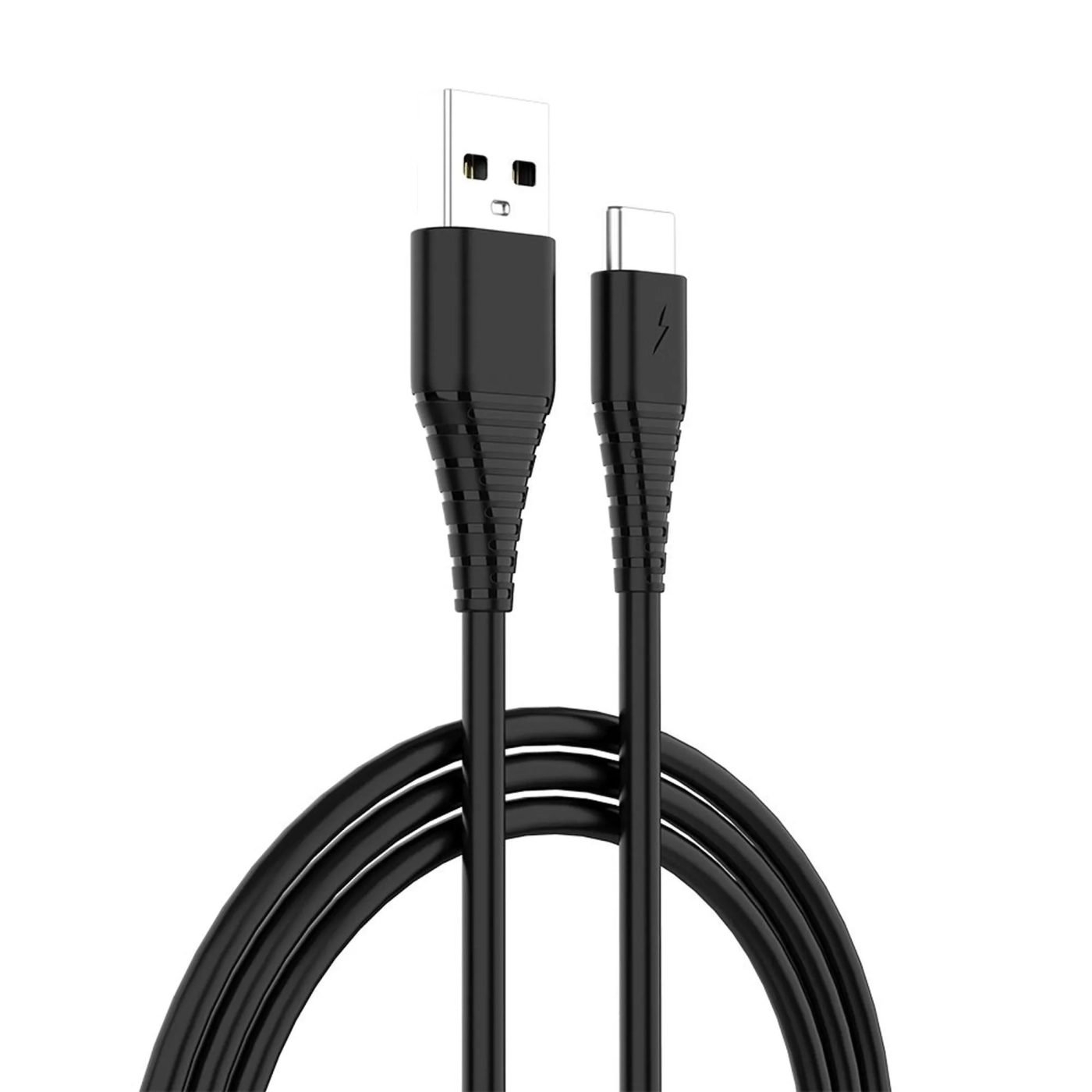 Купить Зарядное устройство ColorWay USB 10W 2A Black + кабель USB-C (CW-CHS012CC-BK) - фото 2