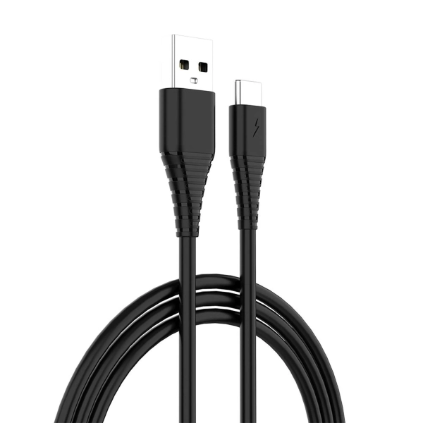 Купить Зарядное устройство ColorWay USB 10W 2A Black + кабель USB-C (CW-CHS012CC-BK) - фото 2