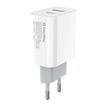 Купить Зарядное устройство ColorWay USB-C+USB 20W 3A V2 White (CW-CHS025QPD-WT) - фото 4