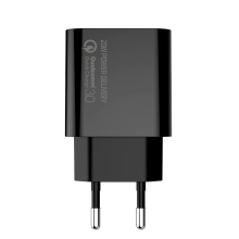 Купить Зарядное устройство ColorWay USB-C+USB 20W 3A V2 Black (CW-CHS025QPD-BK) - фото 3