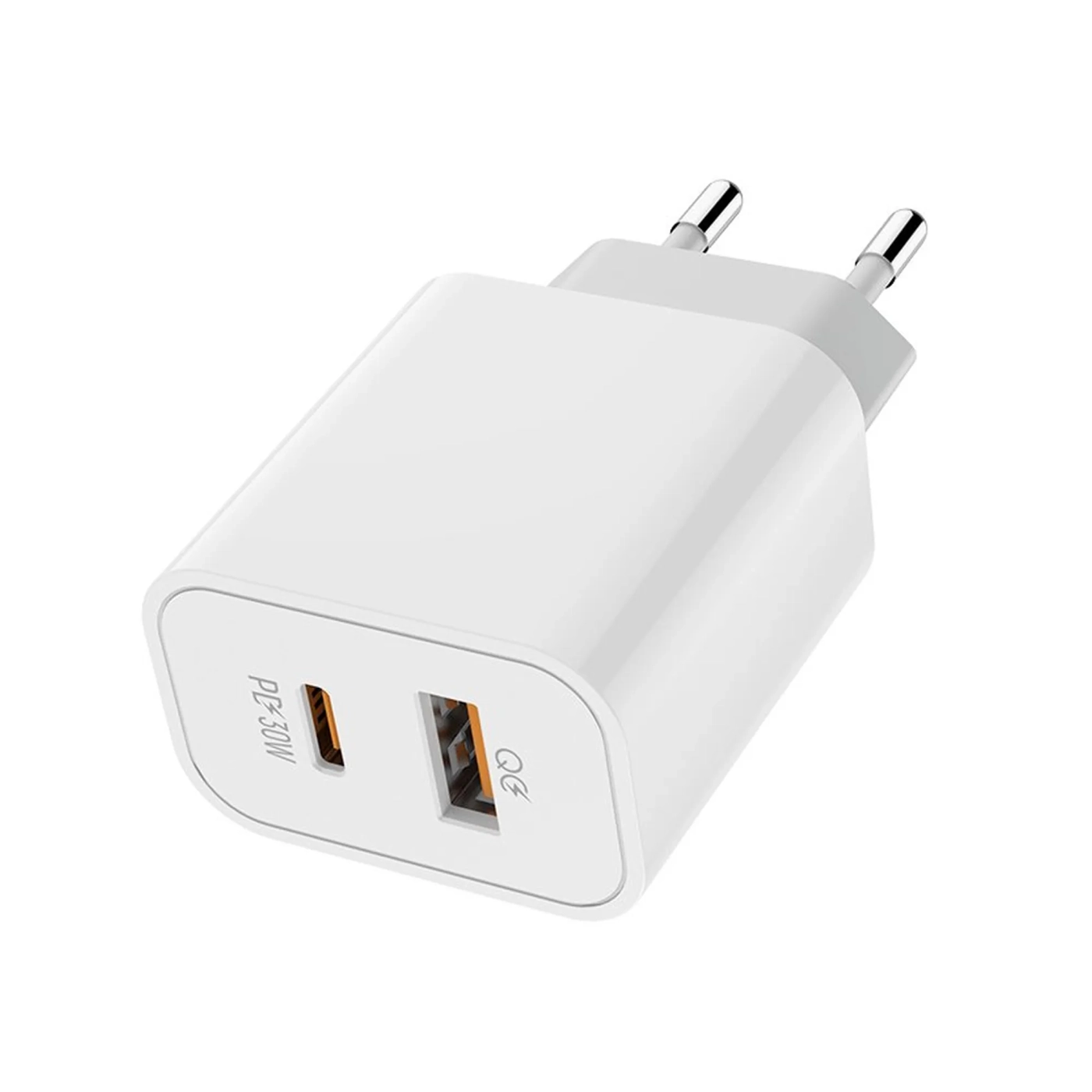 Купить Зарядное устройство ColorWay USB-C+USB 30W 3A White (CW-CHS037PD-WT) - фото 3