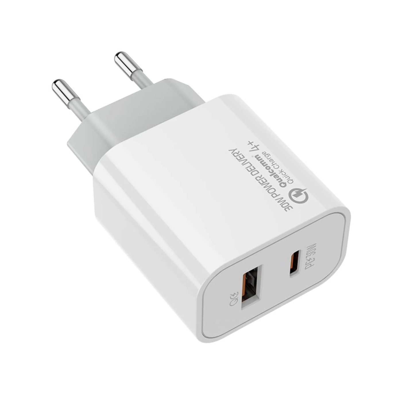 Купить Зарядное устройство ColorWay USB-C+USB 30W 3A White (CW-CHS037PD-WT) - фото 4