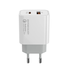 Купить Зарядное устройство ColorWay USB-C+USB 30W 3A White (CW-CHS037PD-WT) - фото 6
