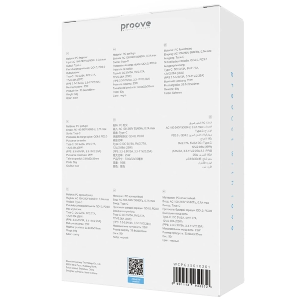 Купить Зарядное устройство Proove Pocket GaN 25W USB-C Black (WCPG25010201)_ - фото 3