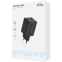 Купити Зарядний пристрій Proove Pocket GaN 45W USB-C+USB Black (WCPG25111201)_ - фото 5